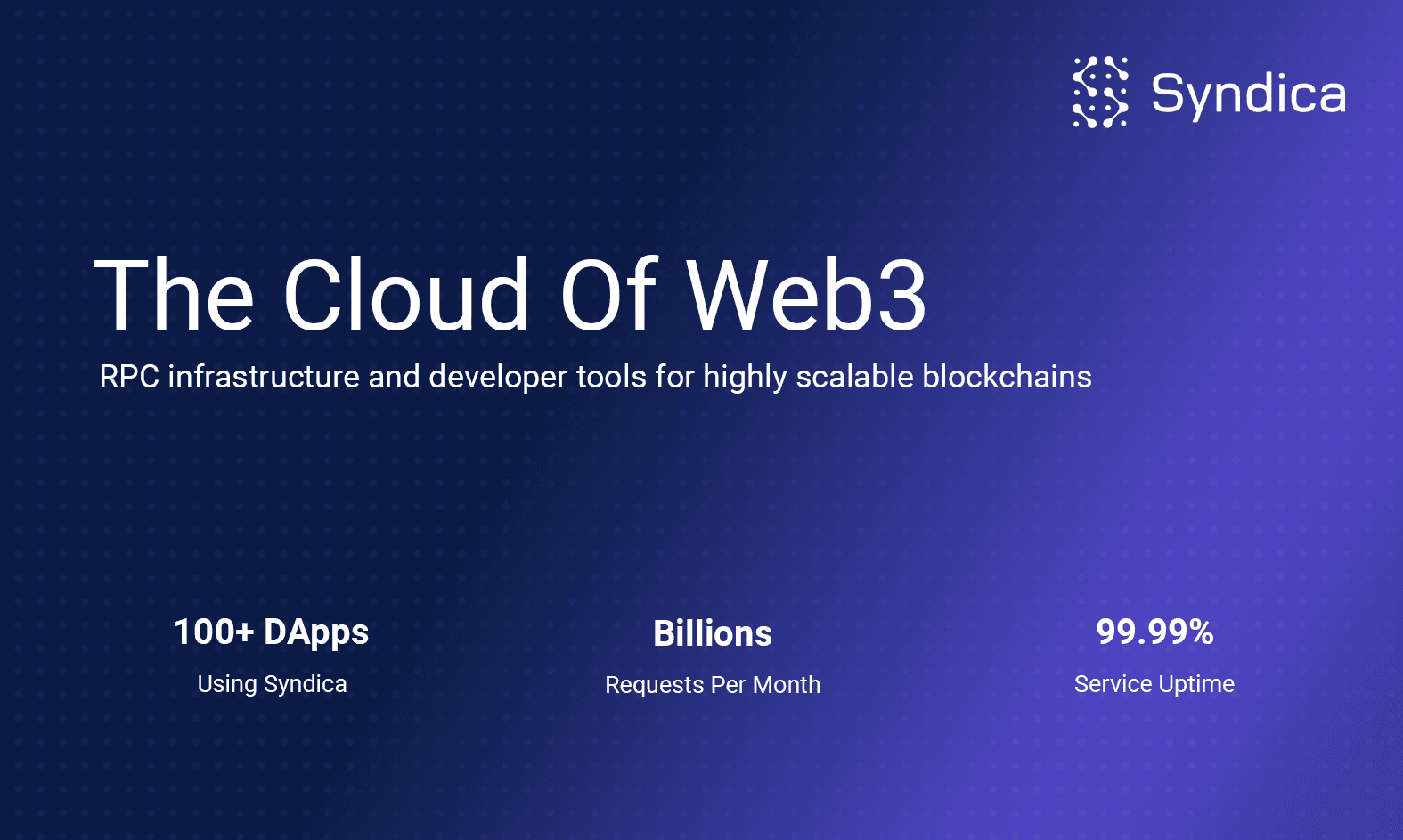 Syndica powers the Web3 infrastructure